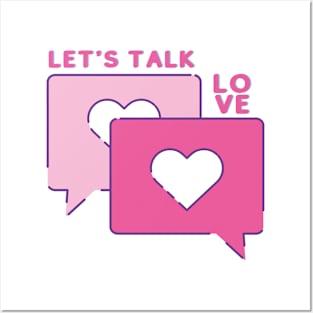 Let's Talk Love Posters and Art